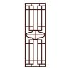 Retro Chinese No Glue Sliding Door Static Film Imitation Redwood Lattice Window Film Frosted Glass Window Film; 15x39 inch