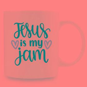 1pc, 11oz Funny Coffee Mug, WE LOVE BECAUSE HE FIRST LOVED US JOHN. Room Decor, Home Decor, Party Gift.