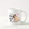 Pug Glitter 11oz Ceramic Mug - Cute Dog Lover Coffee & Tea Cup, Perfect for Home, Office Decor & Gifts for Pug Owners