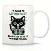 Humorous Priest Cat 11oz. Ceramic Coffee Mug - Reusable, Dishwasher Safe, Perfect for Home & Office Decor, Religious