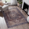 LOOM & LUXE 5x8 Area Rugs for Living Room, Washable Rug, Low-Pile, Non-Slip, Non-Shedding, Foldable, Kid & Pet Friendly - Area Rugs for living room