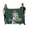 Milwaukee Bucks Giannis Antetokounmpo NBA Wall Hanging 34X40 Inches