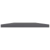 Bookshelf Boards 4 pcs High Gloss Gray 15.7"x11.8"x0.6" Engineered Wood