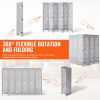 VEVOR Wood Room Divider, 6 Panel Wood Folding Privacy Screen, 66.9 Inches Tall Indoor Carved Partition Divider, Portable Decoration Screen