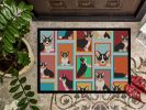 NEW Lots of Tricolor Cardigan Corgi Doormat Front Door Mat Indoor Outdoor Rugs for Entryway, Non Slip Washable Low Pile, 18H X 27W