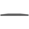 Bookshelf Boards 8 pcs High Gloss Gray 15.7"x15.7"x0.6" Engineered Wood