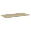 Bookshelf Boards 8 pcs Sonoma Oak 31.5"x11.8"x0.6" Engineered Wood