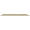 Bookshelf Boards 8 pcs Sonoma Oak 15.7"x19.7"x0.6" Engineered Wood