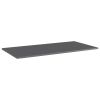 Bookshelf Boards 8 pcs High Gloss Gray 31.5"x7.9"x0.6" Engineered Wood