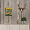 NEW Brown Trout Wall or Door Hanging Prints Aluminum Metal Sign Kitchen Wall Bar Bathroom Plaque Home Decor Front Door Plaque, 12x16, Multicolor