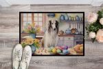 NEW Decorating Easter Borzoi Doormat Front Door Mat Indoor Outdoor Rugs for Entryway, Non Slip Washable Low Pile, 18H X 27W