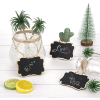 2pcs Office Use Message Business Wooden Small Blackboard Crafts Decoration Hanging Sign