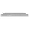 Bookshelf Boards 8 pcs Concrete Gray 23.6"x3.9"x0.6" Engineered Wood