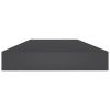 Bookshelf Boards 8 pcs Gray 31.5"x3.9"x0.6" Engineered Wood