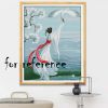 11CT Cross Stitch Kits Embroidery Crafts Needlepoint Kit Chinese Ancient Beauty and Crane, 19x23 inch