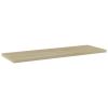 Bookshelf Boards 8 pcs Sonoma Oak 23.6"x7.9"x0.6" Engineered Wood