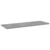 Bookshelf Boards 8 pcs Concrete Gray 23.6"x7.9"x0.6" Engineered Wood