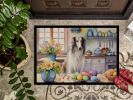 NEW Decorating Easter Borzoi Doormat Front Door Mat Indoor Outdoor Rugs for Entryway, Non Slip Washable Low Pile, 18H X 27W