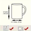 11oz Stressed, Blessed & Coffee Obsessed Ceramic Mug â€“ Unique Gift for Coffee Lovers, Perfect for Home Decor, Office,