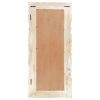 Mirror White 43.3"x19.7" Solid Mango Wood