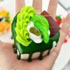 6 Pcs Heart Shape Cake Fridge Magnets Simulated Food Model Refrigerator Magnets Office Magnets Wedding Decor