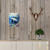 NEW Manatee Wall or Door Hanging Prints Aluminum Metal Sign Kitchen Wall Bar Bathroom Plaque Home Decor Front Door Plaque, 12x16, Multicolor