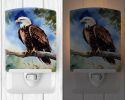 NEW Eagle Ceramic Night Light Compact, UL-Certified, Ideal for Bedroom, Bathroom, Nursery, Hallway, Kitchen, 6x4x3, Multicolor