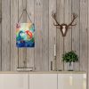 NEW Seahorses Wall or Door Hanging Prints Aluminum Metal Sign Kitchen Wall Bar Bathroom Plaque Home Decor Front Door Plaque, 12x16, Multicolor