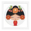 11CT Cross Stitch Kits Cartoon Chinese Ancient Beauty DIY Embroidery Needlework, The Story of the Stone Li Wan
