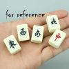 9 Pcs Mahjong Magnets Refrigerator Magnets Kitchen Decor Office Magnets for Whiteboard