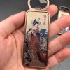 4 Pcs Refrigerator Magnets Chinese Style Fridge Magnets Metal Bottle Opener, Four Ancient Beauties