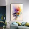 Hand Painted Oil Paintings Flower Oil Paintings On Canvas Wall Art Decoration Modern Abstract Oil Painting Living Room Hallway Luxurious Decorative Pa