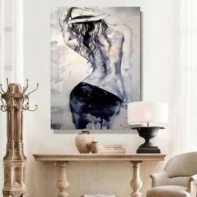 Handmade Hand Painted Oil Painting Wall Modern Abstract Painting Canvas Nude Lady Painting Home Entryway Living Room Bedroom Luxurious Decoration Pain (Style: 03, size: 150x220cm)