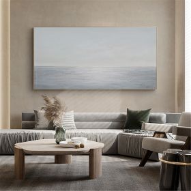Hand painted Large Black And White Painting Black And White Wall Art Black and white Minimalist Painting Grey and white Abstract art Office Decoration (Style: 04, size: 150x220cm)