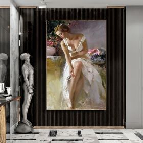 Handmade Oil Painting Famous Flamenco Dancer Painting Canvas Painting Wall Art Bedroom Living Room Decor Living Room Hallway Bedroom Decorative Painti (Style: 01, size: 150x220cm)