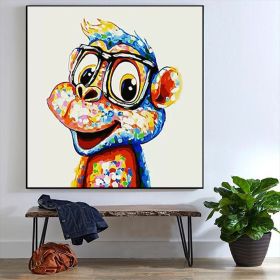 Hand Oil PaintingThe Cafe Abstract Original Abstract Painting Original Oil Painting Abstract Wall Art Canvas Living Room Decoration (Style: 01, size: 120x120cm)