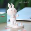 Cute Little Rabbit Phone Holder Kickstand; Small Ornament For Desk Office Decorations Smartphone