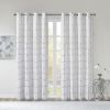 Total Blackout Metallic Print Grommet Top Curtain Panel(Only 1 Pc Panel)