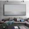 Hand painted Large Black And White Painting Black And White Wall Art Black and white Minimalist Painting Grey and white Abstract art Office Decoration