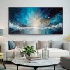 Handmade Oil Painting Nebula oil Painting On Canvas Original Abstract Colorful Starry Painting Textured Cloud Art Custom Large Wall Art Living room Wa