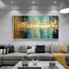 Handmade Oil Painting Abstract Gold Art Oil Painting on Canvas Original Gold Painting Custom Modern Art Decor Living room Wall Decor Large Textured Wa