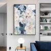 Handmade Oil Painting Large Original Abstract Blossom Oil Painting On Canvas Colorful Flower Acrylic Painting Boho Wall Art Floral Modern Living Room