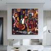 Hand Oil Painting Guardsman Abstract Original Abstract Painting Original Oil Painting Abstract Wall Art Canvas Living Room Decoration